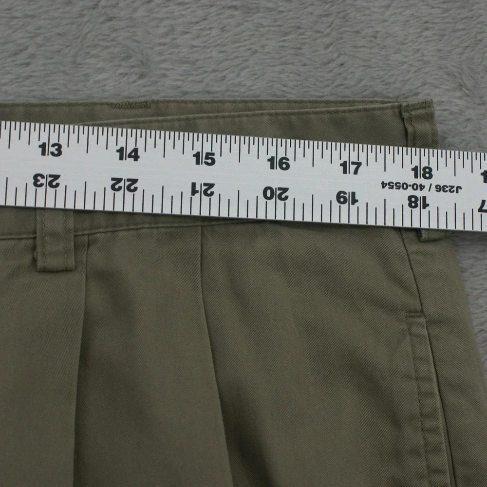 Vintage Polo Ralph Lauren Hammond Pant 38x32 Khaki Pleated Chino Made Singapore